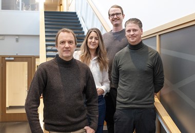 <p>Conny Zetterlund, Elin Fransson, Simon Ahlberg och Anders Lagemyr har börjat på Åtta45.</p>
