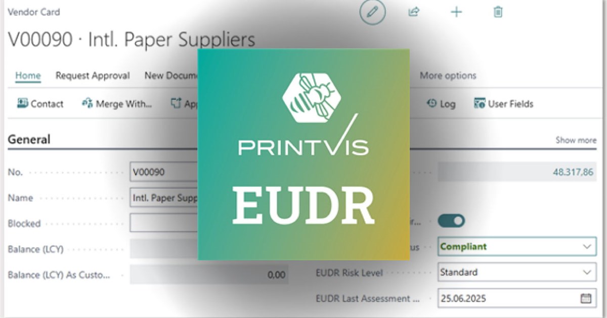 Printvis lanserar EUDR-app till affärsystemet