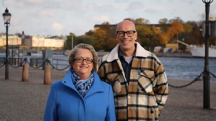 <p>Anette Fredriksson och Mikael Rubinsson på Blomquist Communication. </p>
