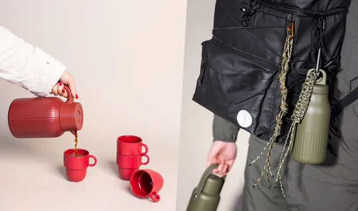 <p>Tre nya termosar från Saga Form.</p>
