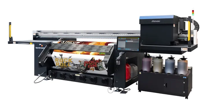 <p>Tiger600-1800TS är en displayprinter från Mimaki med nytt vattenbaserat pigmentbläck.</p>
