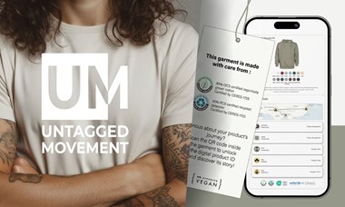 <p>Nya kollektionen har ett digitalt produkt-ID tillgängligt via en QR-kod i plaggen.</p>
