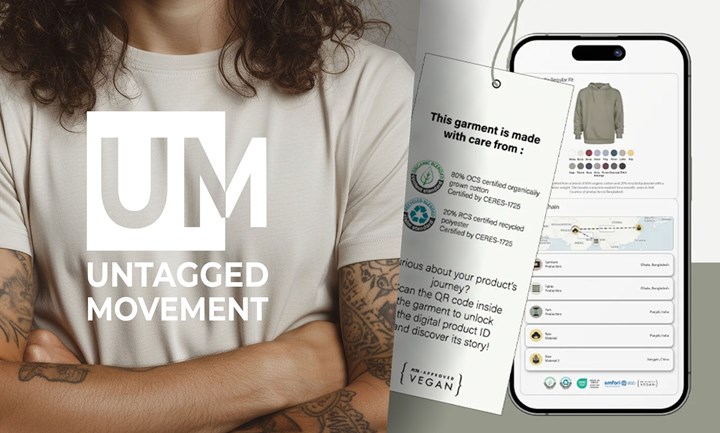 <p>Nya kollektionen har ett digitalt produkt-ID tillgängligt via en QR-kod i plaggen.</p>
