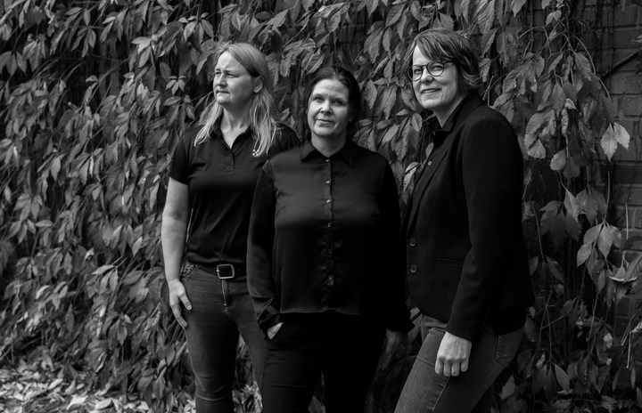 <p>Helena Lundqvist, Linda Eriksson och Åsa Ekström valde att starta eget reklamföretag.</p>
