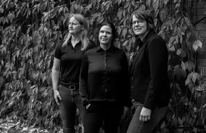 <p>Helena Lundqvist, Linda Eriksson och Åsa Ekström valde att starta eget reklamföretag.</p>
