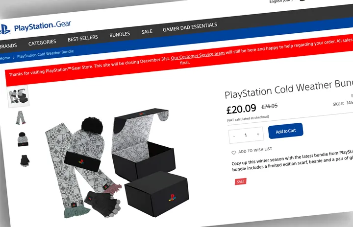 <p>Sonys merch-butik för Playstation stängs vid årsskiftet.</p>
