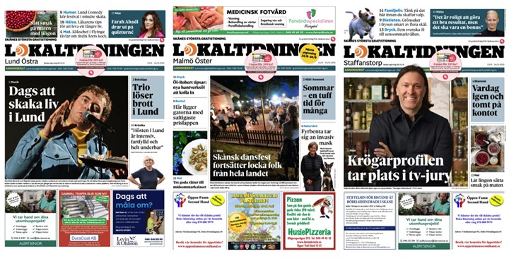 <p>Gratistidningar går i graven.</p>
