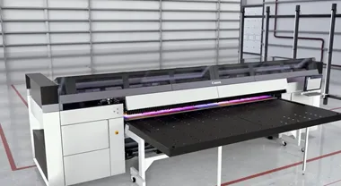 <p>Nya storformatsserien Colorado XL – 3,4 meter i utskriftsbredd – kan konfigureras som rull-eller hybridmodell.</p>
