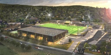 <p>Den nybyggda arenan där laget ska spela sina hemmamatcher.</p>
