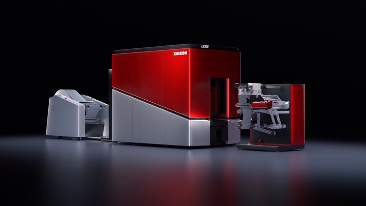 <p>Xeikon introducerar etikettpressen Titon TX300.</p>
