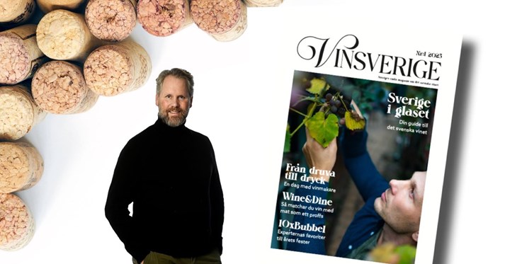 <p>Fredrik Schelin är chefredaktör för nystartade magasinet som lägger fokus på svensk vinproduktion.</p>
