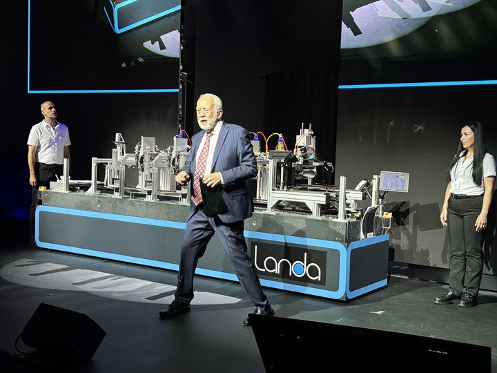 <p>Benny Landa på Drupa-mässan i fjol.</p>
