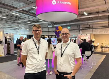 <p>Djuråsföretaget Unitedprofile med Emil Naula, kommunikationschef, och Johan Goot, vd, ställde ut på Nordic Profile Fair i Jönköping.</p>
