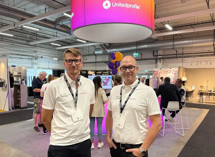 <p>Djuråsföretaget Unitedprofile med Emil Naula, kommunikationschef, och Johan Goot, vd, ställde ut på Nordic Profile Fair i Jönköping.</p>
