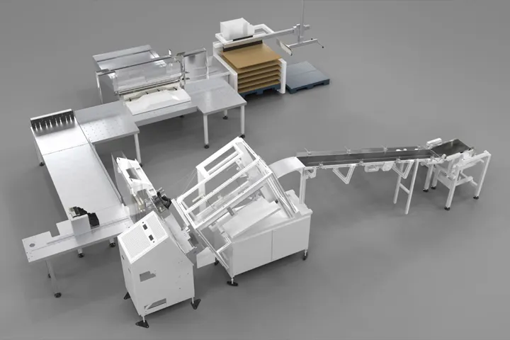 <p>Ett av efterbehandlingsleverantörens etikettsystem.</p>
