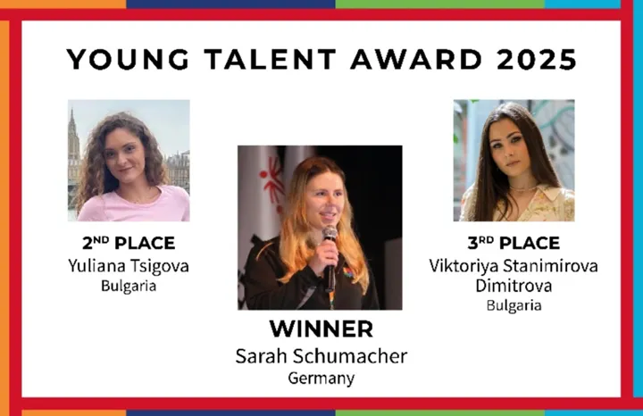 <p>Vinnarna av årets Young Talent Award.</p>
