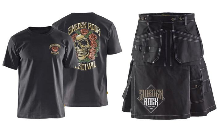 <p>Kilten Blåkläder tagit fram till Sweden Rock har alla möjligheter att bli en modern merch-klassiker. Att förfriskade hantverkare kommer spontanköpa den råder det inget tvivel om, men hur många kommer våga dyka upp i den efter semestern? </p>
