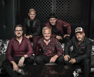 <p>Bandet Tredrag lirar på årets branschfest under produktmediamässan i Jönköping i augusti.</p>
