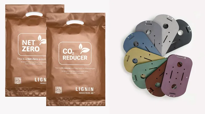 <p>man använder lignin för att ta fram en plast som kan ersätta fossilbaserade alternativ. Både till förpackningar och produkter.</p>
