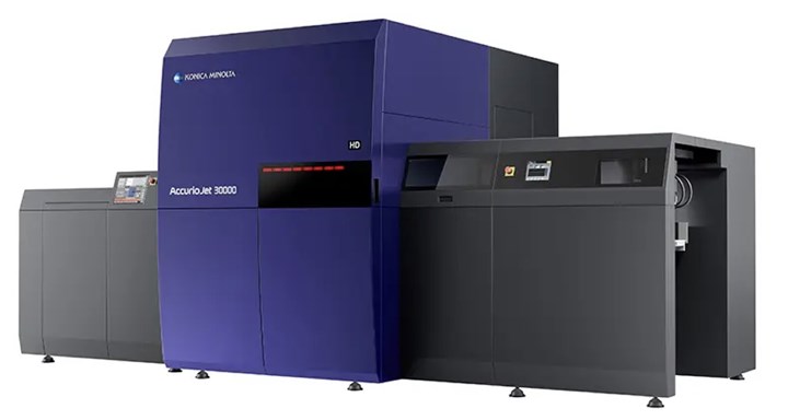 <p>B2-pressen Accurio Jet 30000.</p>
