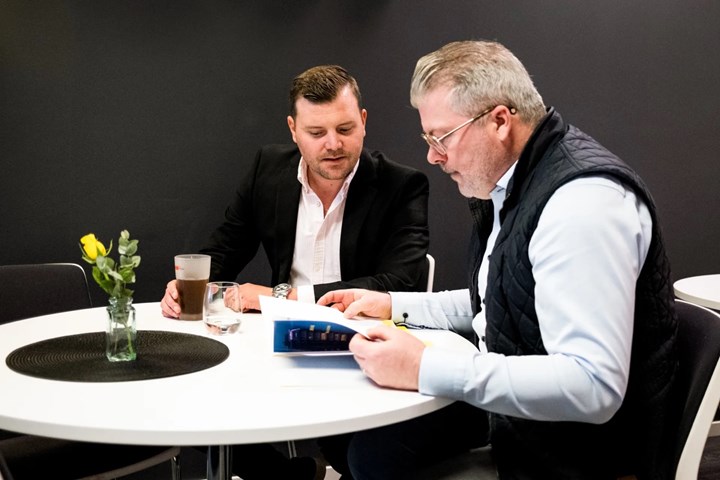 <p>Mirva Gävles Jesper Pettersson och Niclas Wahlgren.</p>
