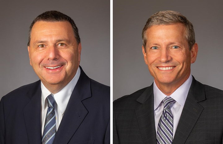 <p>Jean-Michel Ribiéras  och John V. Sims på Sylvamo.</p>
