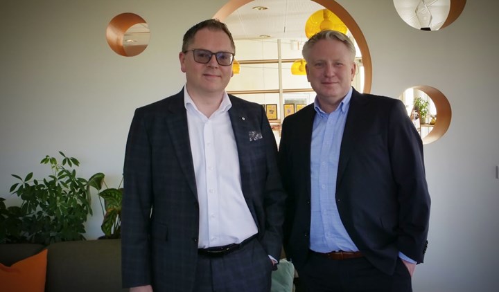 <p>Mattias Ackers och B-O Hertz.</p>
