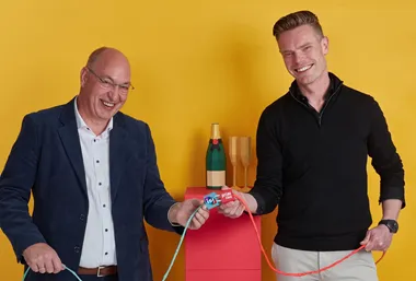 <p>Theo van den Broek, ISI:s grundare, och Marco Aarnink, vd på Print.group.</p>
