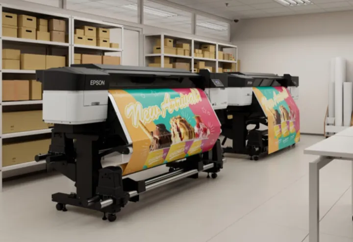 <p>Surecolor S7100, en ny rullbaserad skyltskrivare från Epson.</p>
