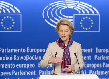 <p>Ursula von der Leyen, ordförande för EU-kommissionen.</p>
