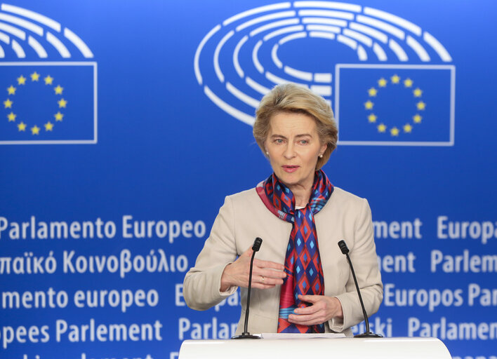 <p>Ursula von der Leyen, ordförande för EU-kommissionen.</p>
