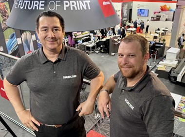 <p>Robert Nyblom och Simon Nyman på Signcore, som firar ett år, bjuder in till öppet hus.</p>
