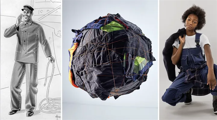 <p>Bilder från utställningen av arbetskläder på Textilmuseet i Borås.</p>
