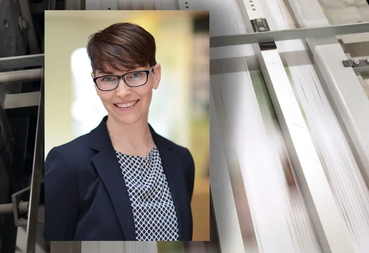 <p>Sofia Ljungberg Igbe är vd på Ljungbergs Tryckeri i Klippan.</p>
