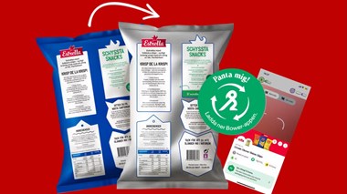 <p>Estrella minskar mängen färg i ny förpackningsdesign och ingår samarbete med Bower.</p>
