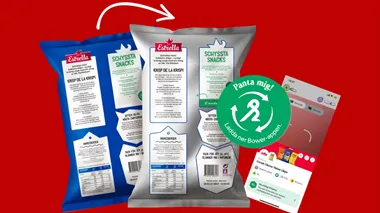 <p>Estrella minskar mängen färg i ny förpackningsdesign och ingår samarbete med Bower.</p>
