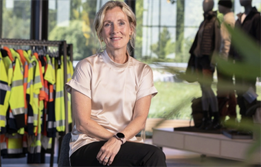 <p>Petra Öberg Gustafsson, vd på Fristads. </p>
