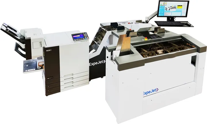 <p>Riso visar det kompakta utskrifts- och kuverteringssystemet Expejet på Hunkelerdays.</p>
