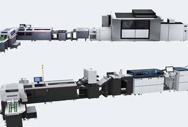 <p>Horizon visar lösningar på Hunkeler Days tillsammans med Canon (övre bilden) och Hunkeler.</p>
