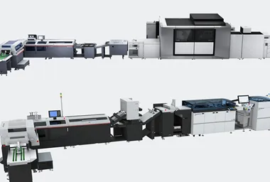 <p>Horizon visar lösningar på Hunkeler Days tillsammans med Canon (övre bilden) och Hunkeler.</p>
