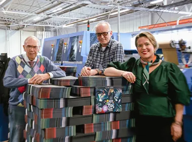 <p>Per Johnsen, Nils Alfred Hem Johnsen och Elin Margrethe Hanssen.</p>
