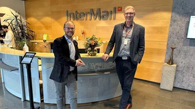 <p>Intermails vd Anders Ertmann och Ole Veggerby, key account manager på Canon Danmark.</p>
