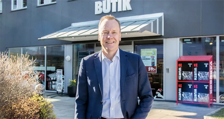 <p>Jan Kahlin, chef butik Würth Svenska AB.</p>
