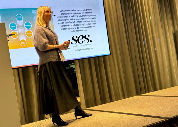 <p>Cecilia Perlind på SES.</p>
