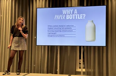 <p>Elin Furulid på The Absolut Company berättade om resan de gjort med att utveckla en pappersflaska.</p>
