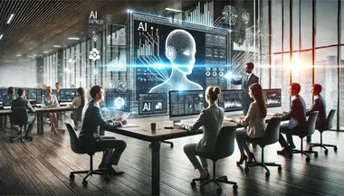 <p>En AI-genererad bild till en AI-tung nyhet.</p>
