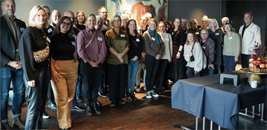 <p>Projektteamet för SorTex på Kick-off i Göteborg. </p>
