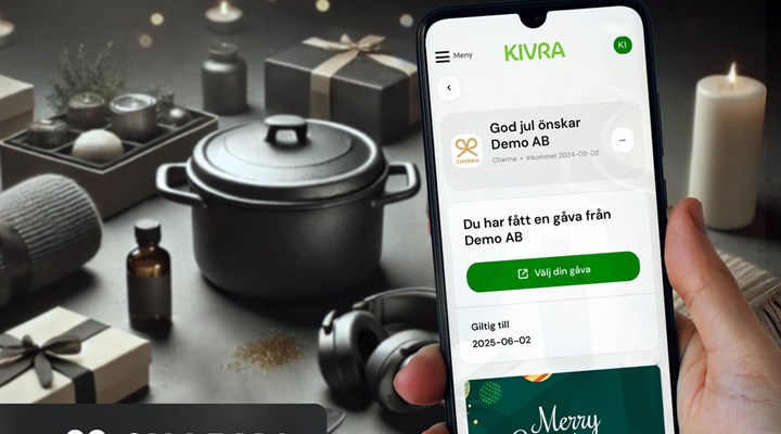 <p>Leverantörens gåvokort kan nu skickas direkt in i Kivra.</p>
