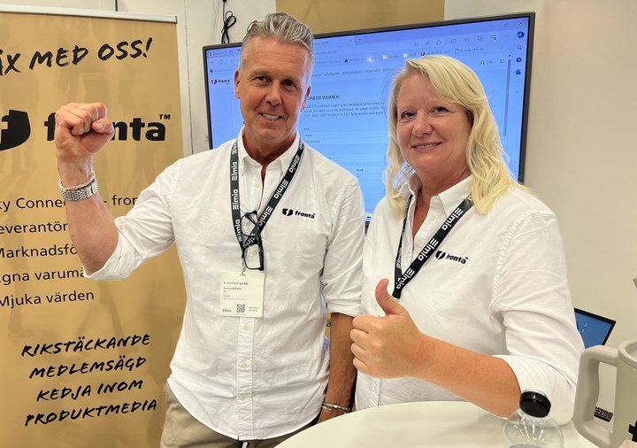 <p>Jonas A Ferm och Susanne Karlsson jobbar med att få Fronta att bli dubbelt så stort. </p>
