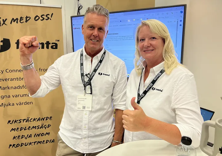 <p>Jonas A Ferm och Susanne Karlsson jobbar med att få Fronta att bli dubbelt så stort. </p>
